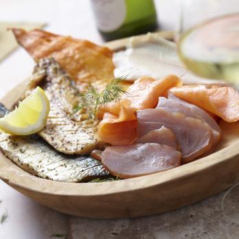 Nordic plate - 4 smoked fish